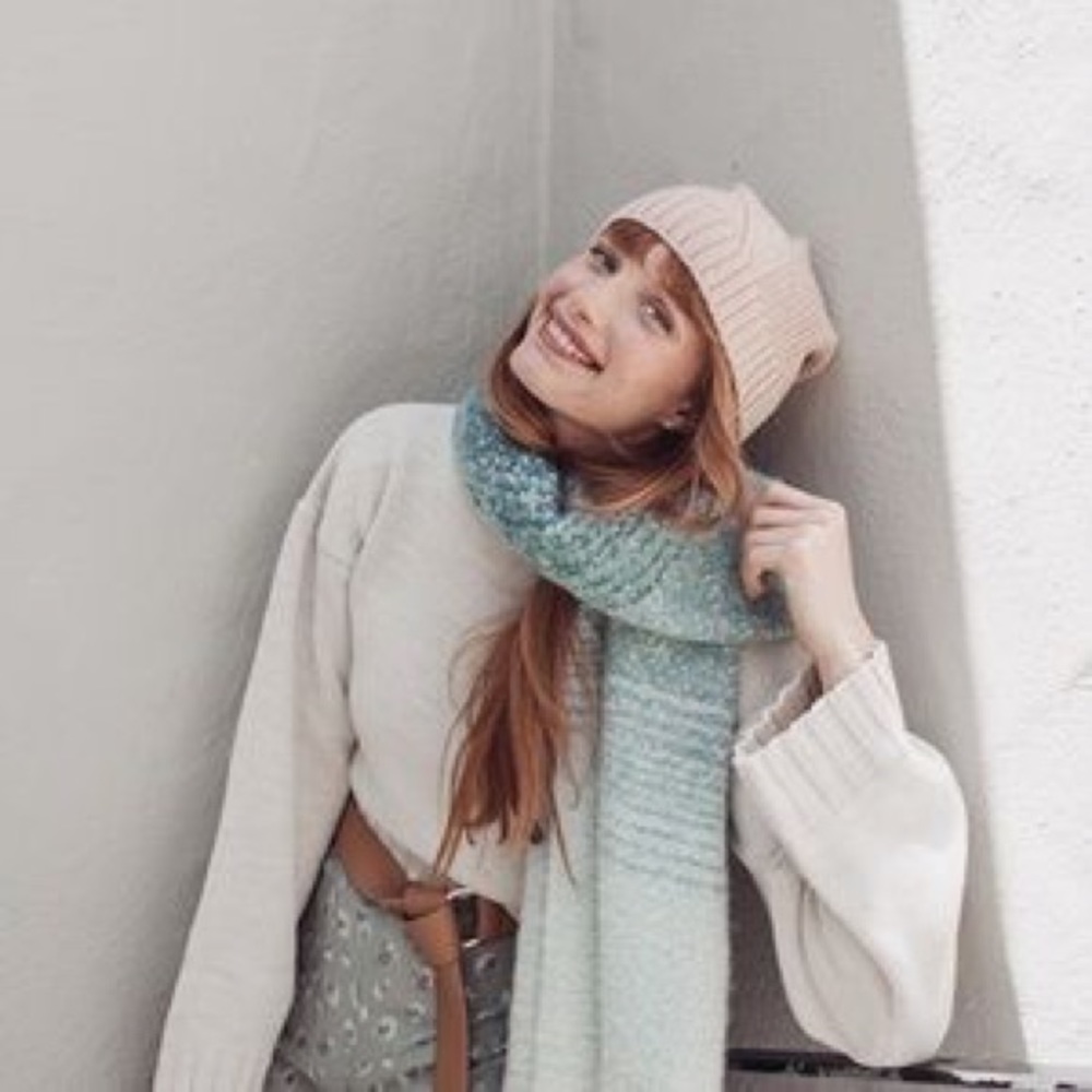 Beautiful Long Soft Luxury Ombré Scarf